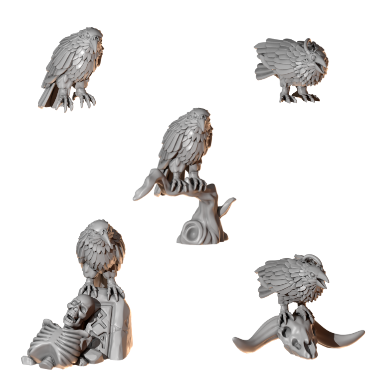 Crows decoration PHE