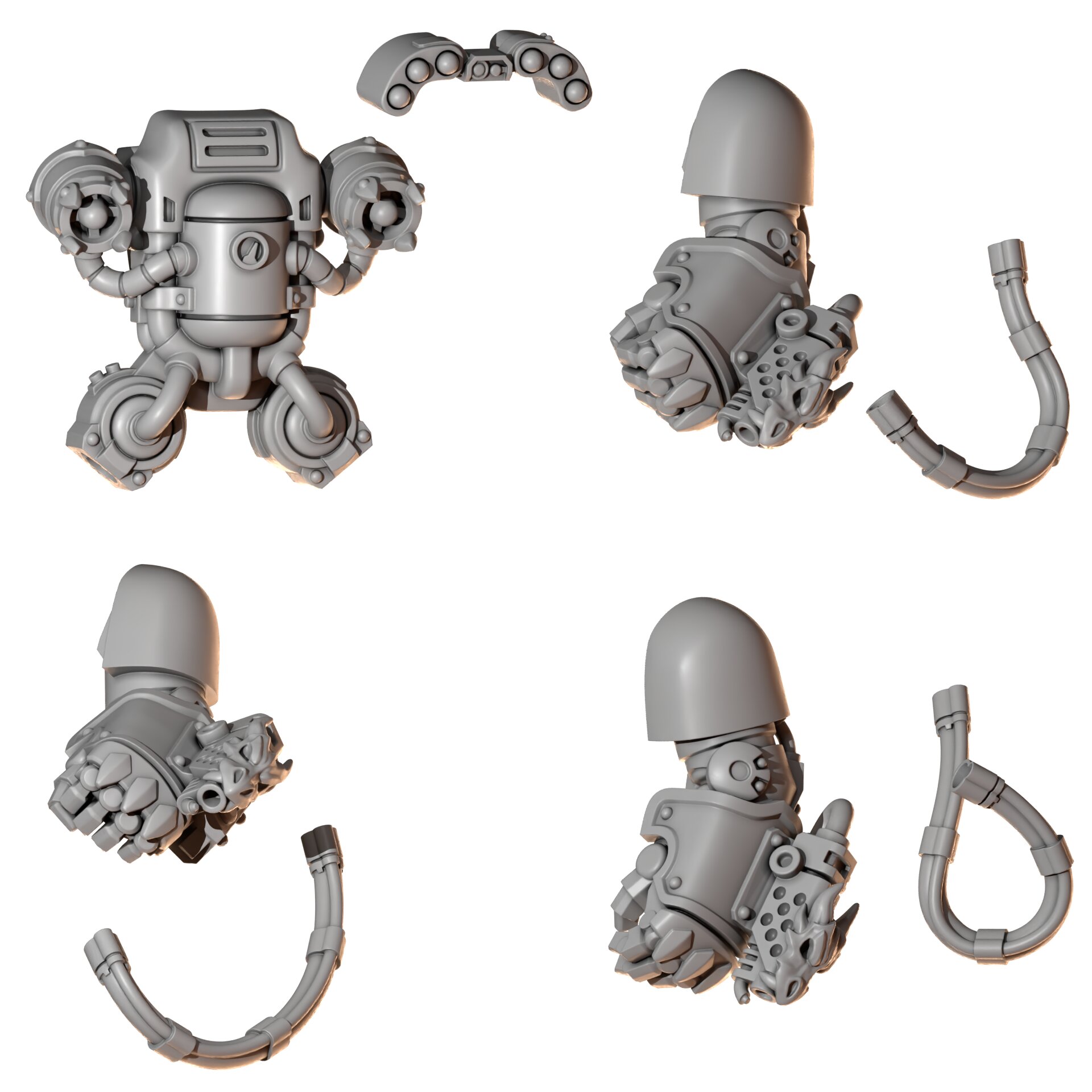 Grav armor flamer fists AW