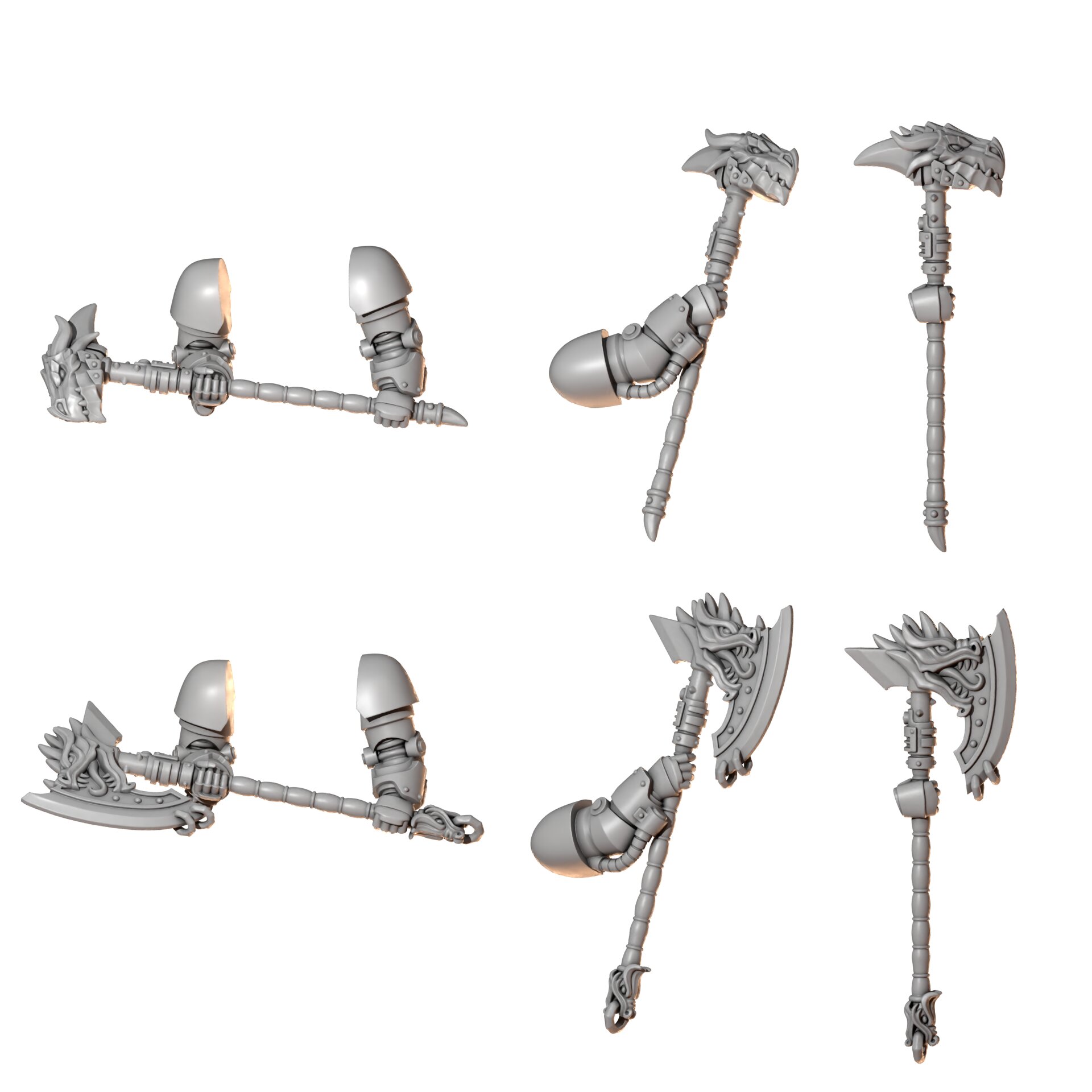 Big armor two handed weapons AW
