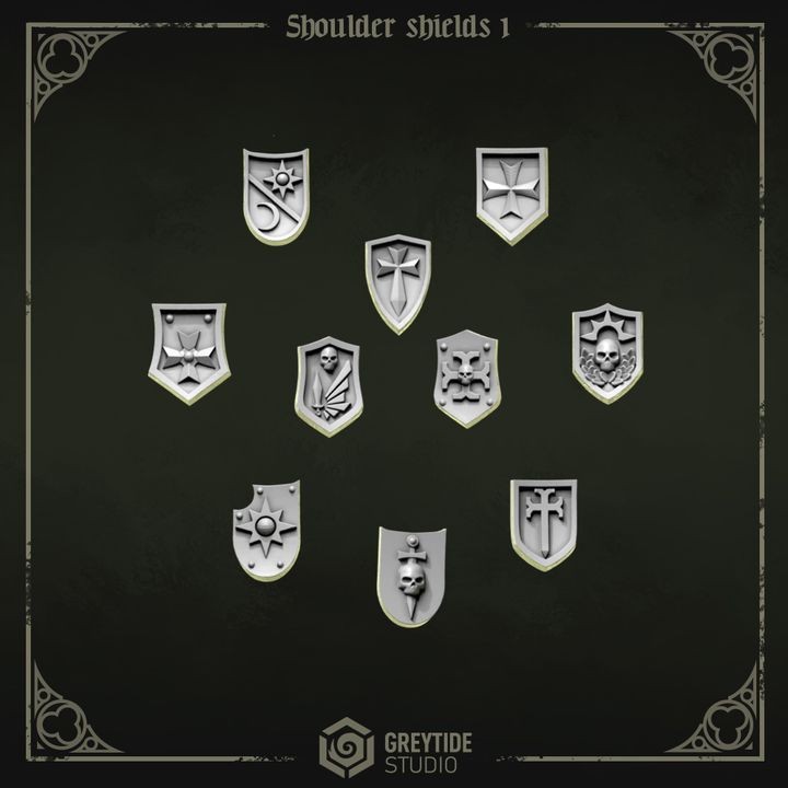 Shoulder shields decoration 1 EP