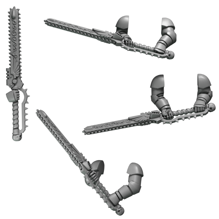 Two Handed Chainswords CL