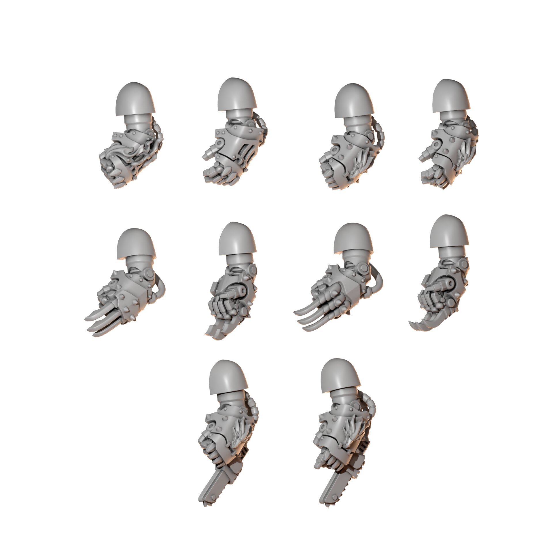 Big armor fists and claws AW